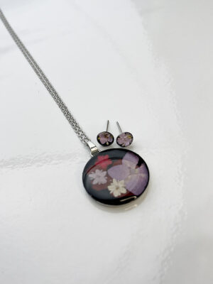 conjunto redondo de flores mini encapsuladas 3