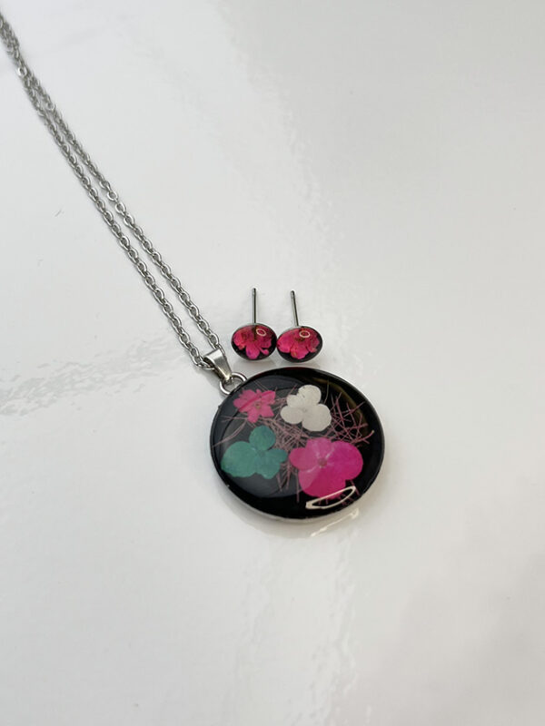 conjunto redondo de flores mini encapsuladas 5