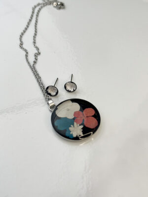 conjunto redondo de flores mini encapsuladas 6