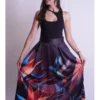 Falda negra colibries