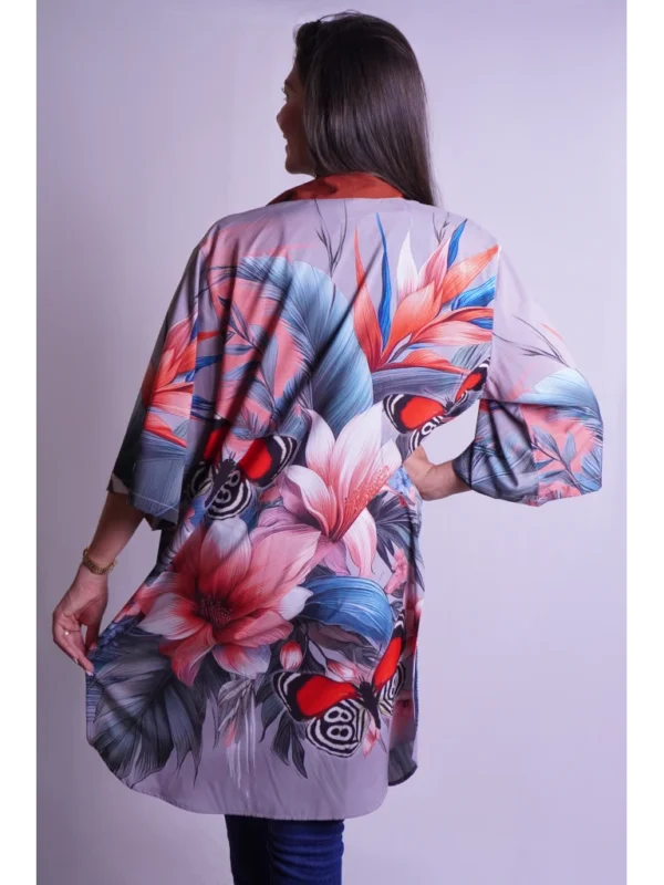 Kimono claro mariposa 89 (1) Kimono claro mariposa 89