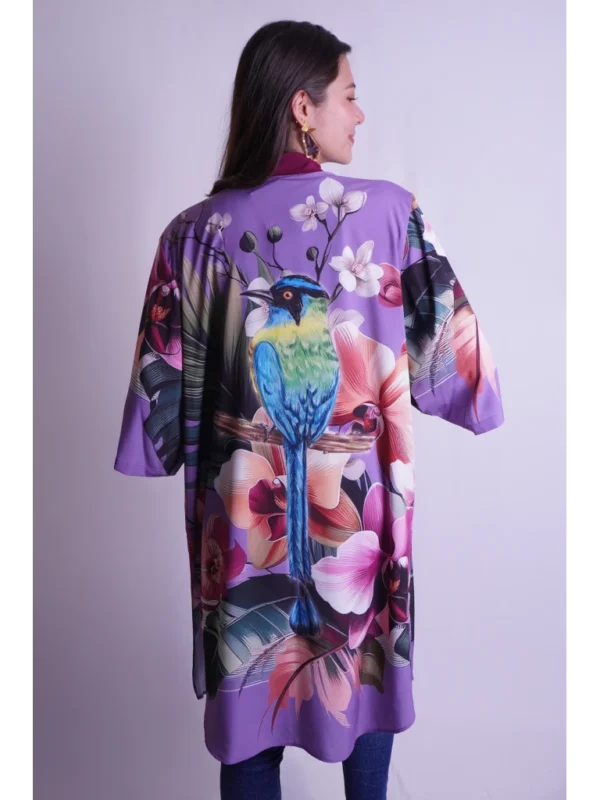 Kimono lila barranquero (1) Kimono lila barranquero