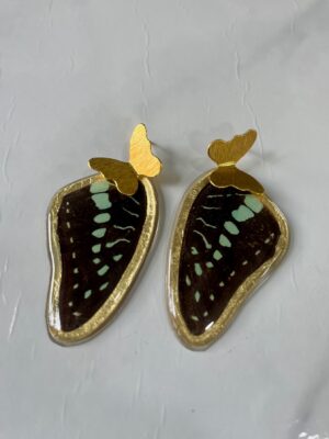 Arete alas topo bronce