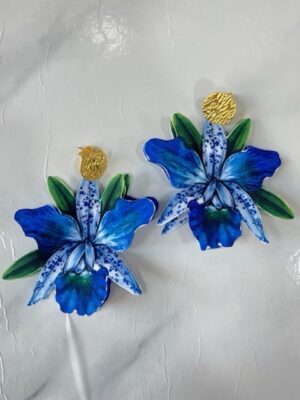 Arete orquídea azul