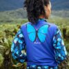 Chaqueta mariposas azules