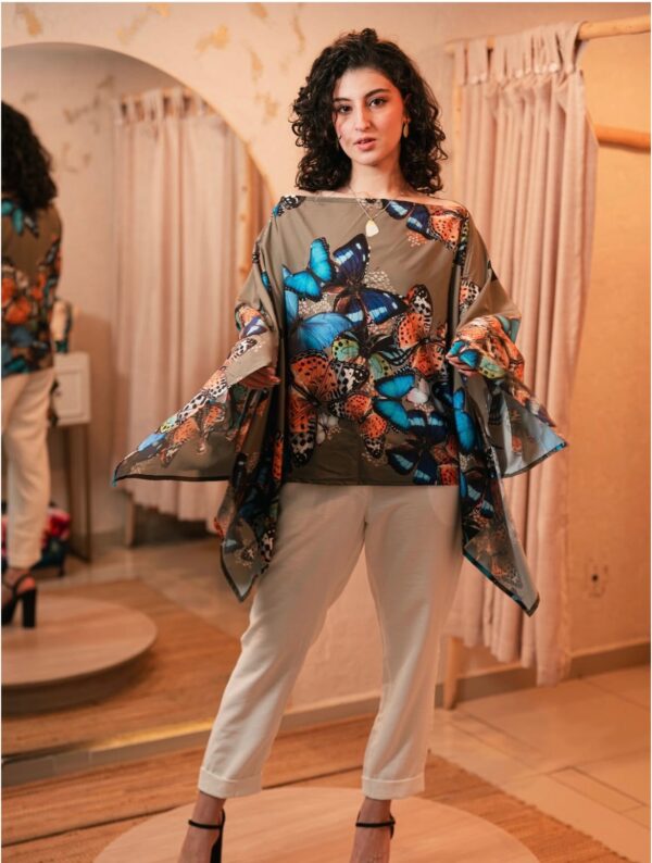 Poncho multiusos verde militar