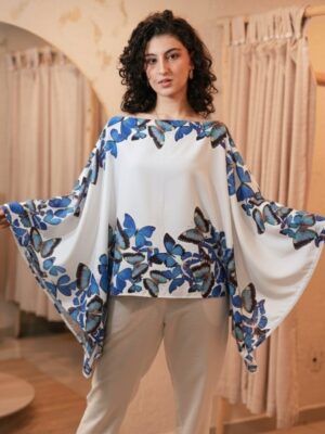 Poncho multiusos blanco