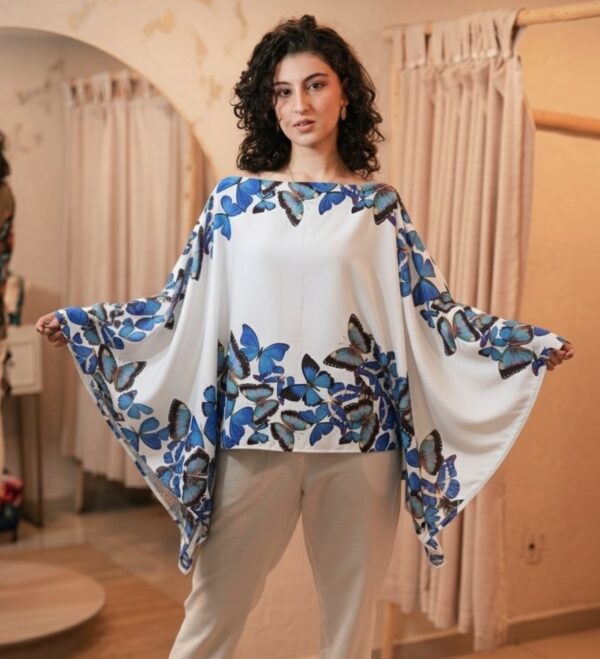 Poncho multiusos blanco