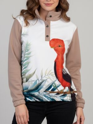 Talla M - Buzo camel gallito de roca