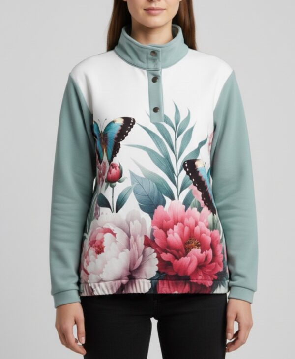 Talla S - Buzo verde morpho heleneor