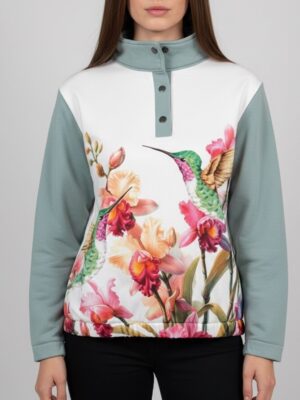 Talla S - Buzo verde colibrí