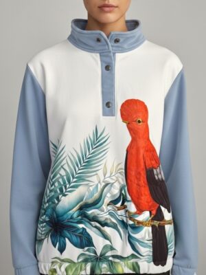 Talla M - Buzo azul gallito de roca