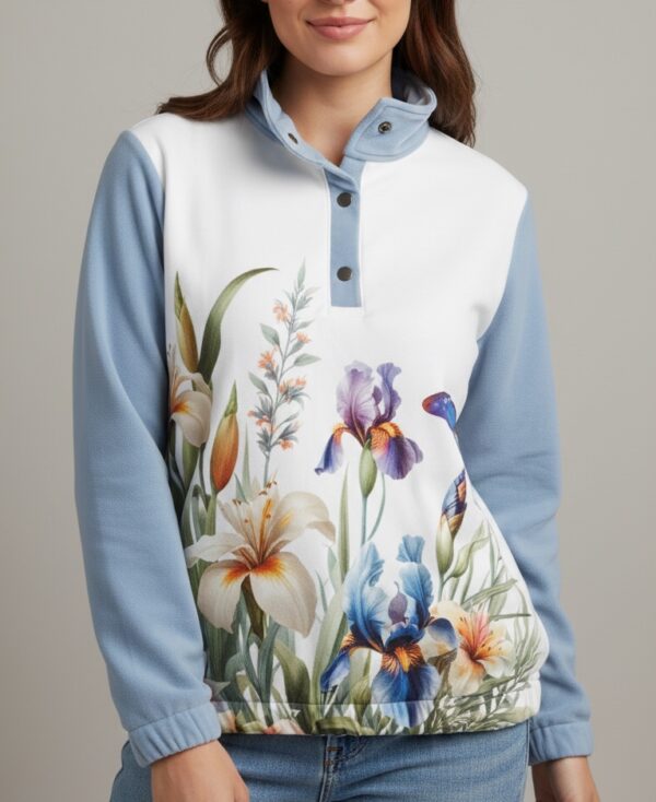 Talla M - Buzo verde mariposa cypris