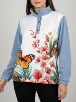 Talla M - Buzo azul prima monarca