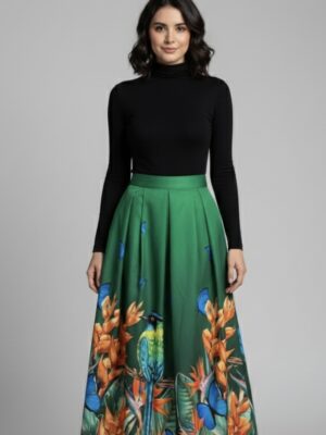 Falda tablas barranquero verde