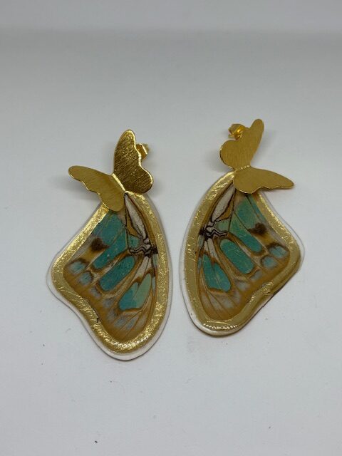 Arete alas topo bronce