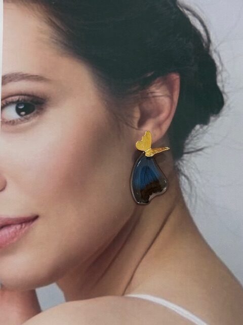 Arete alas topo bronce