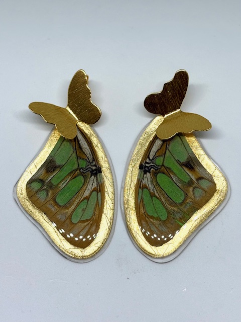 Arete alas topo bronce