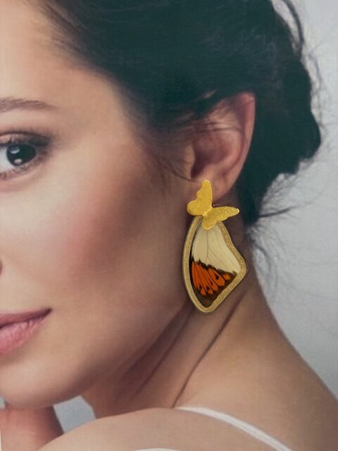 Arete alas topo bronce