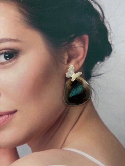 Arete alas topo bronce