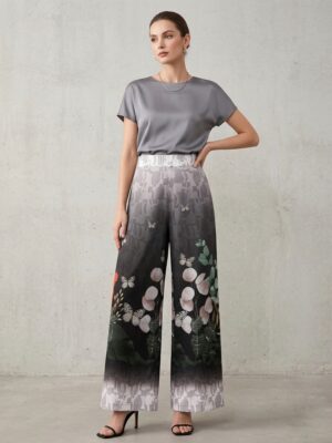 Talla S Pantalón fresco estampado