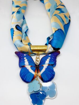 Dije pañoleta Morpho cypris