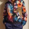 Chaqueta morada jaguar