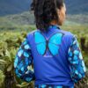 Chaqueta azul Morpho