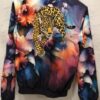 Chaqueta morada jaguar