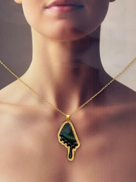 collar ala  y cadena