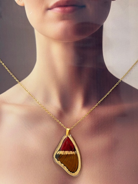collar ala  y cadena