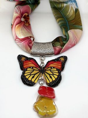 Dije pañoleta Mariposa monarca