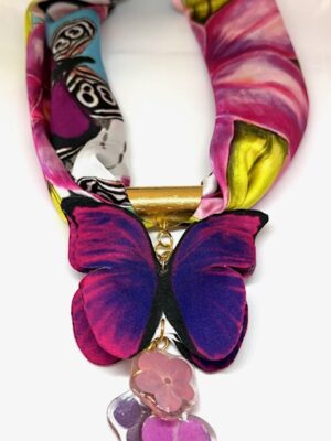 Dije pañoleta Mariposa morada