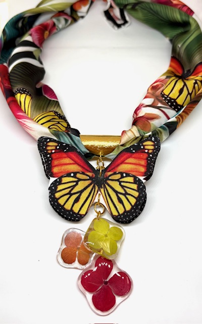 Dije pañoleta Mariposa monarca