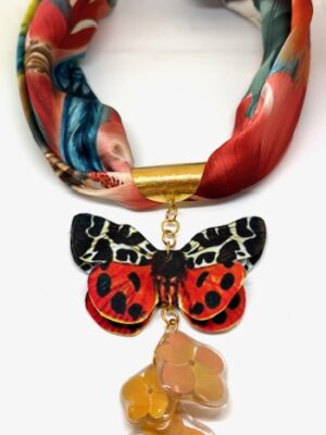 Dije pañoleta Mariposa polilla
