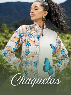 Chaqueta negra y prima monarca