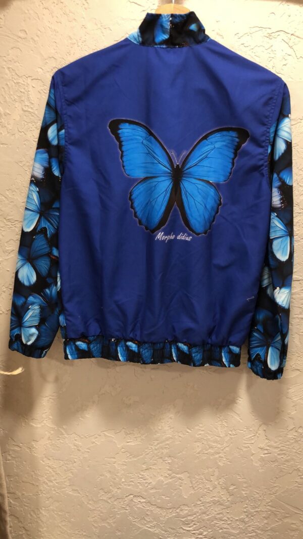 Chaqueta azul Morpho
