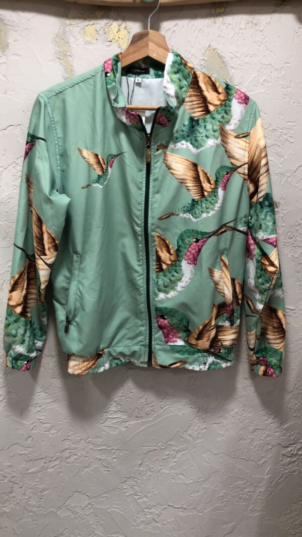 Chaqueta verde colibrí