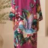 Kimono colibrí fucsia