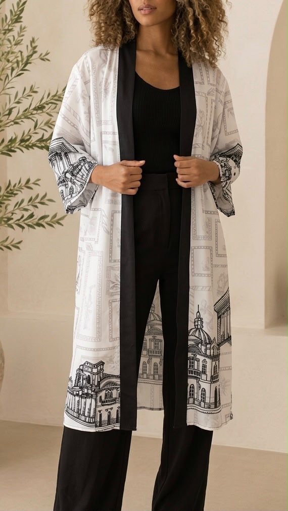 Kimono POPAYáN blanco