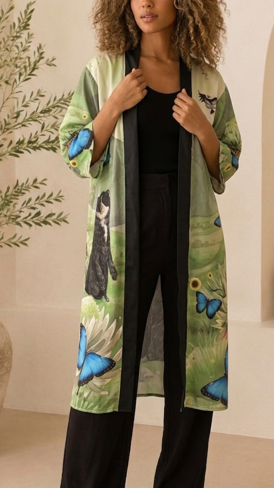 Kimono oso de anteojos