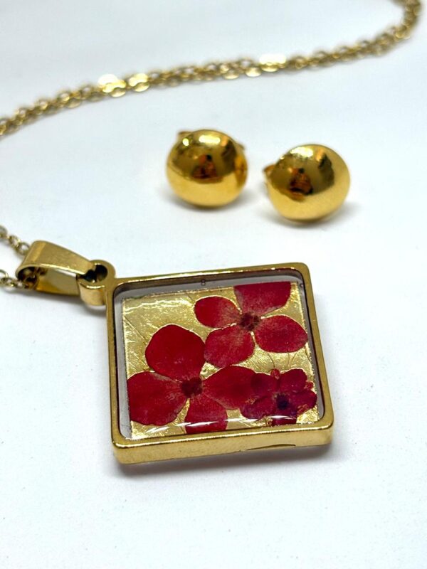 set flores encapsuladas mini