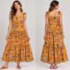 Vestido Popayán largo tipo lino en tiempos