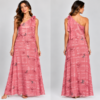 81B90CC6-917E-49F1-A3B1-26CA1DBB4C95 Vestido largo asimétrico Guayacan rosa