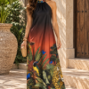 AF964212-D54C-4758-8948-FE92C0FA4018 Vestido largo cuello halter earth