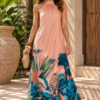 C8530D1A-1DB7-4D0B-822B-8965D8E687F4 Vestido largo cuello halter earth
