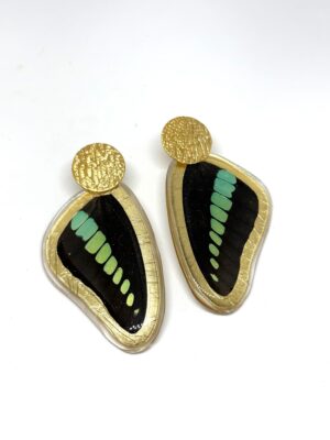 Arete Alas mariposa topo bronce