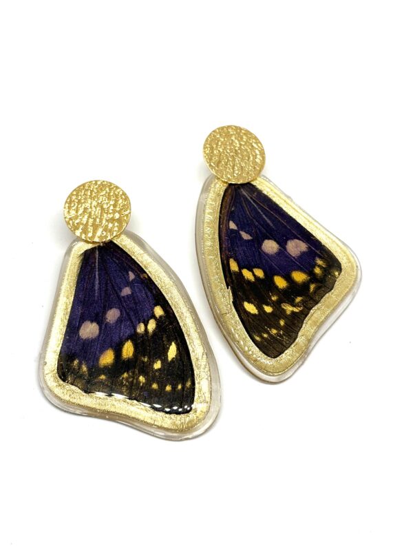 Arete Alas mariposa topo bronce