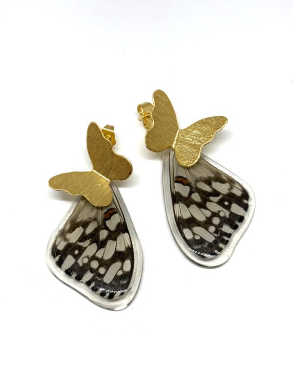 Arete Alas mariposa topo bronce