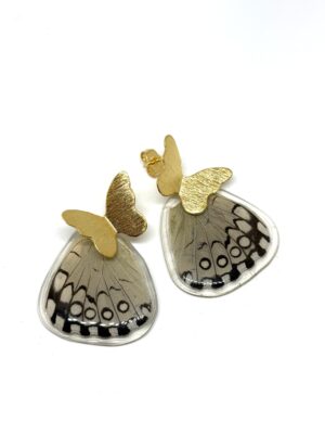 Arete Alas mariposa topo bronce